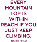 Every Mountain Quote