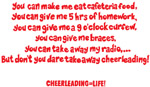 Cheer Life Slogan