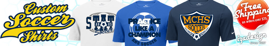 IZA Design Custom Soccer Shirt Designs