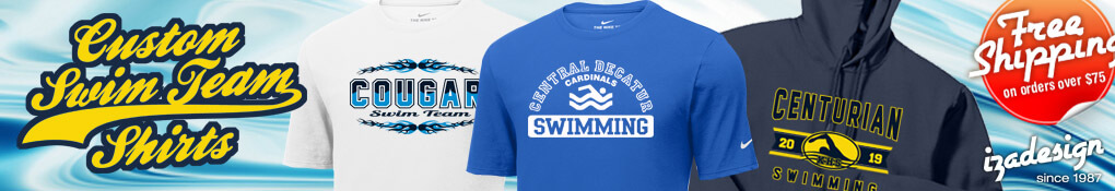 IZA Design Custom Swim Team Shirts