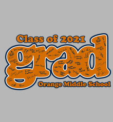 8th Grade Shirts Ideas - Grad Signatures - desn-535g7
