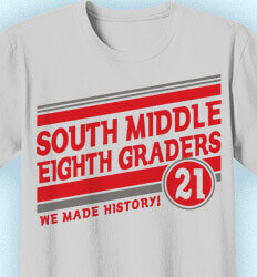 8th Grade Shirts - Retro Grade - cool-217r4