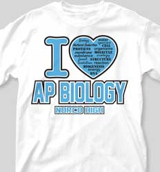 AP Biology Shirts - Love AP Biology cool-335l1