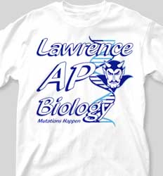 AP Biology Shirts - Mascot AP cool-337m1