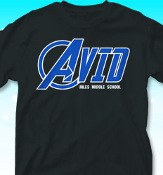 avid readers club t shirt