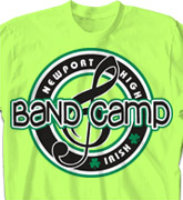Band Camp T Shirt - Team Logo - clas-979t6