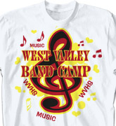 Band Camp T Shirt - Musica - desn-131m3