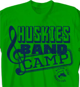 Band Camp T Shirt - Got Power - desn-379g2