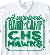 Band Camp T Shirt - Band Survival - cool-620b1