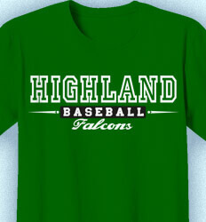 Baseball Team Roster T-shirts - Custom Baseball Shirt Designs - T