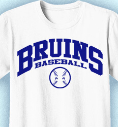 Baseball Shirt Designs - Athletic Arch - clas-728e8