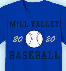 Baseball Shirt Ideas - Retro Ball - desn-619r4