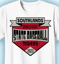 Baseball Shirt Ideas - State Plate - idea-309s2