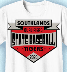 Baseball Shirt Ideas - State Plate - idea-309s1