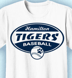Baseball Shirt Design - League Oval - desn-622l2