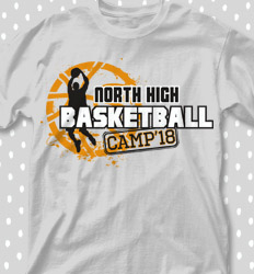 Basketball Camp Shirt Designs - Jumpshot Artistry - cool-678j1