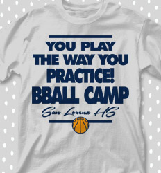 Basketball Camp Shirt Designs -  Letter Block - desn-247o2