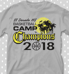 Basketball Camp Shirt Designs - Bball Camp Champs - cool-675b1