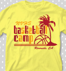 Basketball Camp Shirt Designs - Paradise - desn-755q1