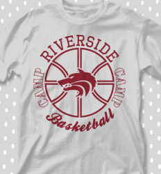 Basketball Camp Shirt Designs - Basketball Mascot Logo - cool-630b1