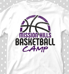 Basketball Camp Shirt Designs - Bball Camp Horizon - cool-655b1