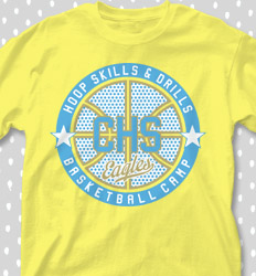 Basketball Camp shirt designs - Camp Hoop Logo - cool-632c1