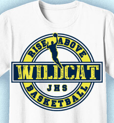 Basketball T Shirt Design - Retreat Emblem - desn-859r8
