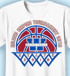 Basketball T Shirt Design - State Tourney Champs - cool-786s1