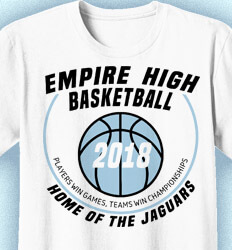 Basketball T Shirt Design - Hoops Central - cool-811h1
