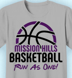 Basketball T Shirt Design - Bball Camp Horizon - cool-655b8