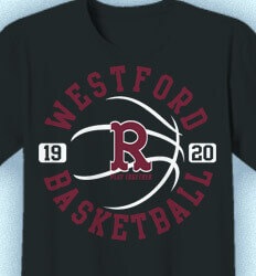 Basketball T Shirt Design - Athletic Emblem - idea-145a2