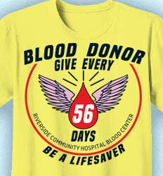 Blood Donor Shirt Designs - Every 56 Days cool-556e1
