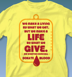 Blood Donor Shirt Designs - Give Quote cool-557g1