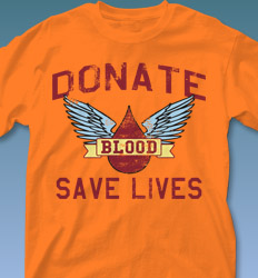 Blood Donor Shirt Designs - Mascot Phys Ed clas-829p8