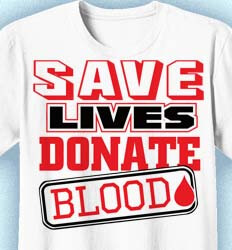 Blood Donor Shirt Designs - Got Power desn-379h4