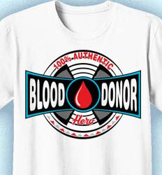 Blood Drive Shirt Designs - Donor Emblem - cool-550d1