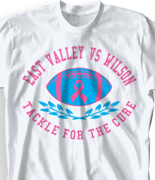 Breast Cancer T Shirt - Football Jersey desn-53f5