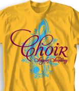 t shirt design for church choir