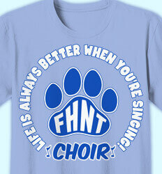 Choir Chorus T Shirt  - Choir Life is Better - cool-747c1