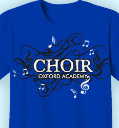 Choir Chorus T Shirt  - Choir Groove - desn-582c1