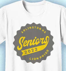 Senior Class T Shirt Design - Awesome Retro - idea-459r1