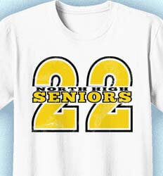 Senior Class T Shirt Design - Varsity Crew - cool-695v4