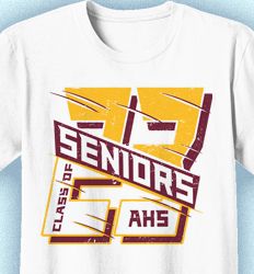 Senior Class T Shirt Design - Year Flash - idea-580y1
