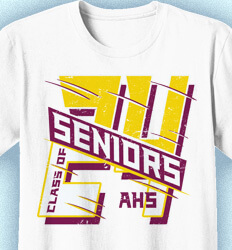 Senior Class T Shirt Design - Year Flash - idea-580y2