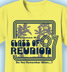 Class Reunion T Shirts - South Beach - clas-762u1