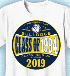 Class Reunion T Shirts - Classic Badge - desn-769d9