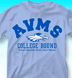 College Bound Shirt Designs - Collegiate Mascot - cool-855c1