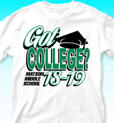 College Bound Shirt Designs - Got College 2 - cool-857g1