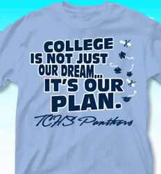 College Bound Shirt Designs - Beach Walk Slogan - clas-954l4
