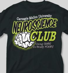 College T Shirts - Neuroscience Club cool-76n1